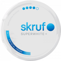 Skruf Superwhite Crystal Fresh Xtra Strong