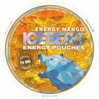 ICEBERG Energy Mango Energy Pouches 75mg