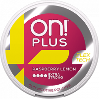 on! Plus Raspberry Lemon Extra Strong