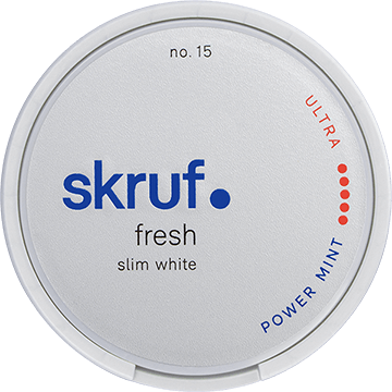 Skruf Fresh No. 15 Power Mint Ultra Strong