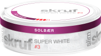 Skruf Super White Slim Solbaer #3
