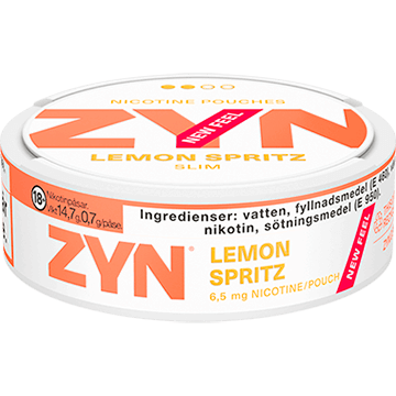 ZYN Lemon Spritz Slim Front