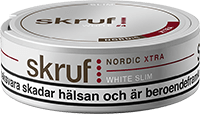 Skruf Slim Nordic Extra Stark Vit Portion
