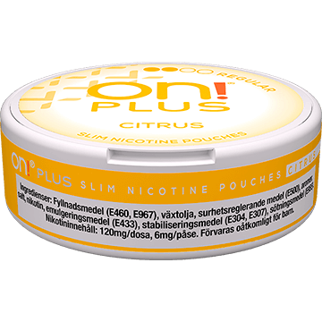 On! Plus Citrus Regular Front
