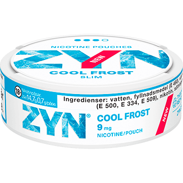 ZYN Slim Cool Frost Strong Front