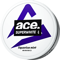 Ace Liquorice Mint Slim White